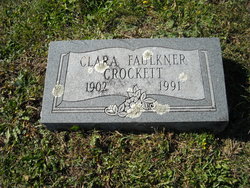 Clara <I>Faulkner</I> Crockett 