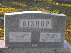 Aldah <I>Munson</I> Bishop 