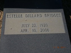 Martha Estelle <I>Dillard</I> Bridges 