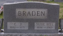 Susie Bell <I>Pate</I> Braden 