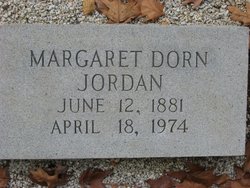 Margaret Edna “Maggie” <I>Dorn</I> Jordan 