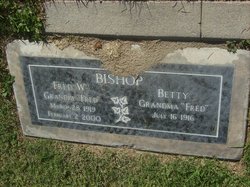 Betty Lucille “Fred” <I>Robbins</I> Bishop 