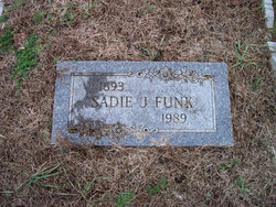 Sadie Jane <I>Lee</I> Funk 