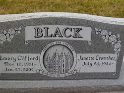 Janette <I>Crowther</I> Black 