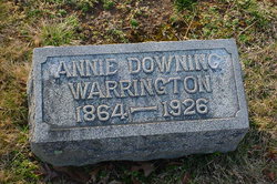 Cornelia Annie <I>Johnson</I> Downing Warrington 