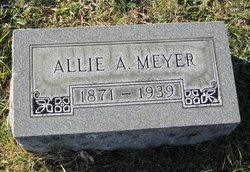 Alwilda A “Allie” <I>Holmes</I> Martin Weider Meyer 
