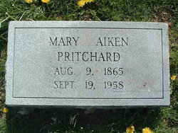 Mary <I>Aiken</I> Pritchard 