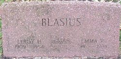 Emma V. <I>Brady</I> Blasius 