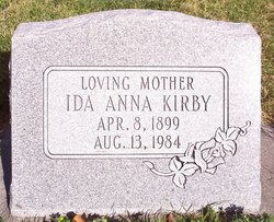 Ida Anna <I>Lueth</I> Kirby 