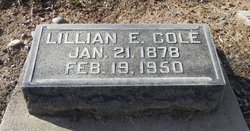 Lillian Elizabeth <I>Mann</I> Cole 