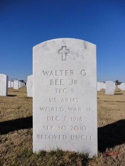 Walter G Bee Jr.