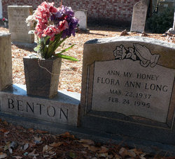 Flora Ann <I>Long</I> Benton 