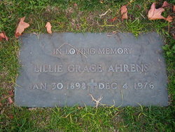 Lillie Grace Ahrens 