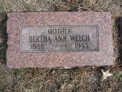 Bertha Ann Welch 