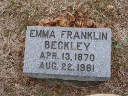 Emma <I>Franklin</I> Beckley 