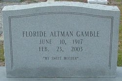 Floride <I>Altman</I> Gamble 