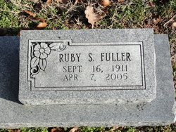 Ruby Sue “Grannie” <I>Hutchins</I> Fuller 