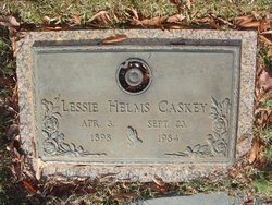 Lessie <I>Helms</I> Caskey 