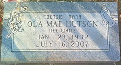Ola Mae <I>White</I> Hutson 