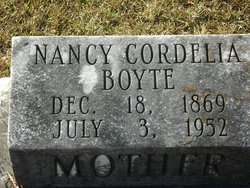 Nancy Cordelia <I>Martin</I> Boyte 