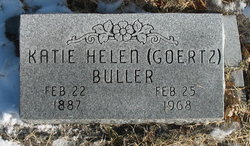 Katie Helen <I>Goertz</I> Buller 