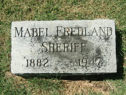 Mabel Ella <I>Downing</I> Fredland-Sheriff 