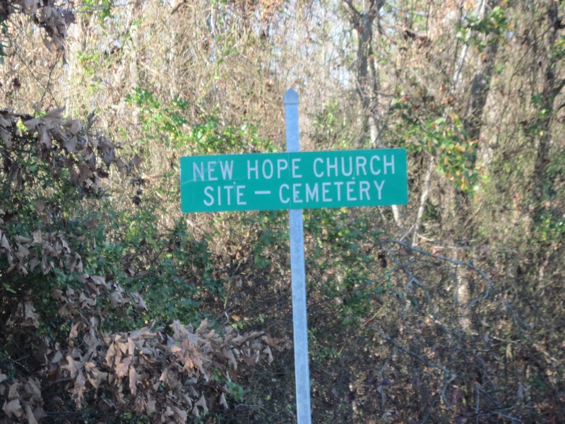 New Hope Church Site Historic Cemetery