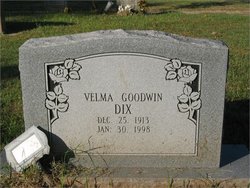 Velma <I>Goodwin</I> Dix 