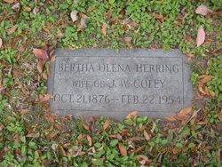 Bertha Olena <I>Herring</I> Goley 