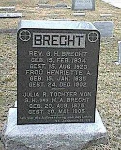 Henrietta Ann <I>Hagist</I> Brecht 