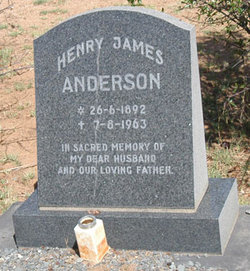 Dr Henry James “Harry” Anderson 