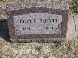 Julia E. <I>Beckman</I> Allison 