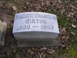 Charlotte Louise <I>Chamberlain</I> Girton 