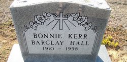 Bonnie Barclay <I>Kerr</I> Hall 