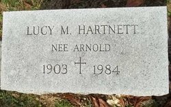 Lucy M <I>Arnold</I> Hartnett 