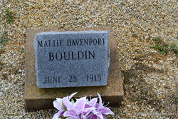 Mattie <I>Davenport</I> Bouldin 