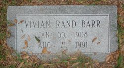 Vivian <I>Rand</I> Barr 