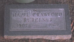 Hazel <I>Crawford</I> Burgener 