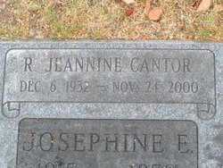 Rita Jeannine <I>McDonald</I> Cantor 