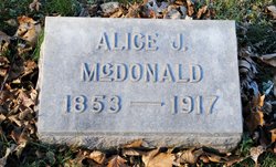 Alice Jane <I>Dunning</I> McDonald 