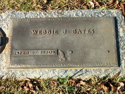 Webbie Janice <I>Webb</I> Bates 