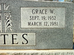 Grace <I>Webb</I> Bates 