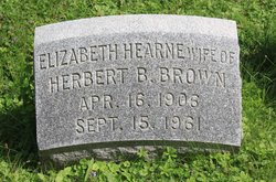 Elizabeth <I>Hearne</I> Brown 