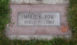 Marie Katherine <I>Horalek</I> Rose 