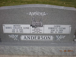 Doris Colleen <I>Lund</I> Anderson 