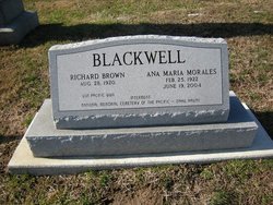 Mrs Ana Maria <I>Morales</I> Blackwell 