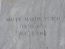 Maude E. <I>Martin</I> Futch 
