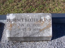 Florence <I>Baxter</I> Bland 