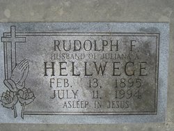 Rudolph Ferdinand “Rudy” Hellwege 