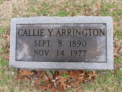 Callie <I>Young</I> Arrington 